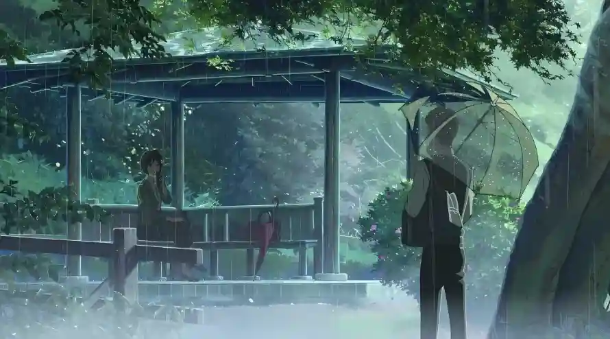 4k亭子壁纸 - 公园 - 雨天 - 秋月孝雄「哲风壁纸」