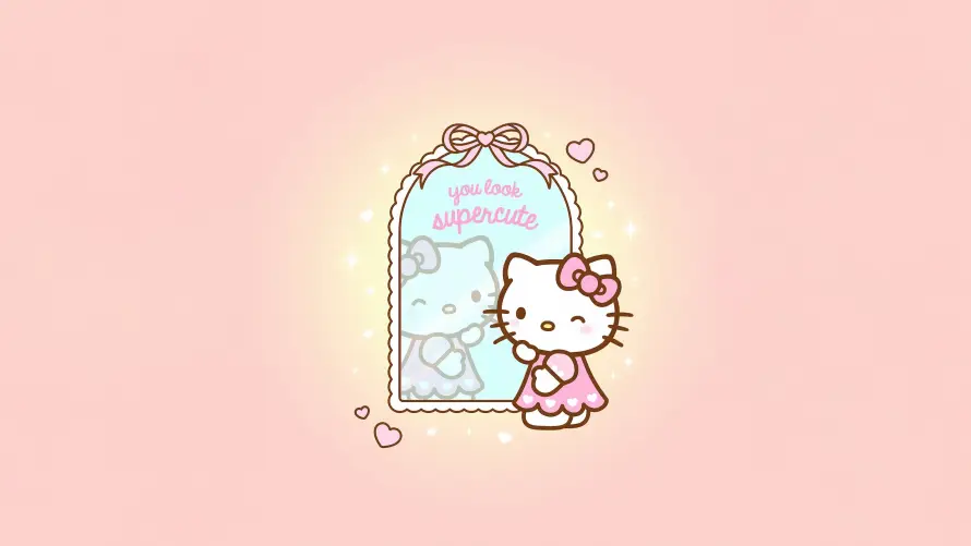 4k卡通壁纸-蝴蝶结壁纸和可爱-Kitty壁纸分享「哲风壁纸」
