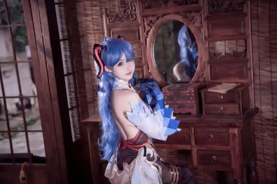 4k原神壁纸 - 古风 - 甘雨 - cos「哲风壁纸」
