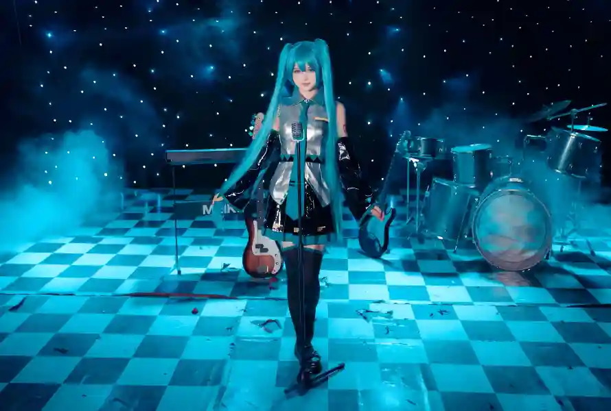 11k乐器壁纸-cos壁纸和舞台-初音未来免费下载「哲风壁纸」