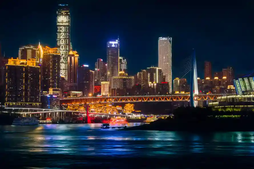 4k城市壁纸 - 夜景 - 桥梁 - 江面「哲风壁纸」 4k城市壁纸 - 夜景 - 桥梁 - 江面「哲风壁纸」