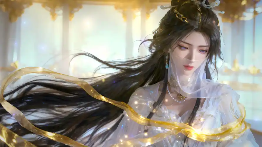 4k仙侠壁纸 - 古风 - 插画 - 白衣「哲风壁纸」 4k仙侠壁纸 - 古风 - 插画 - 白衣「哲风壁纸」