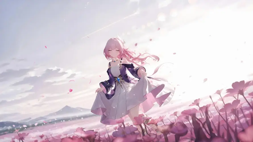 4k动漫壁纸 - 天空 - 少女 - 梦幻「哲风壁纸」