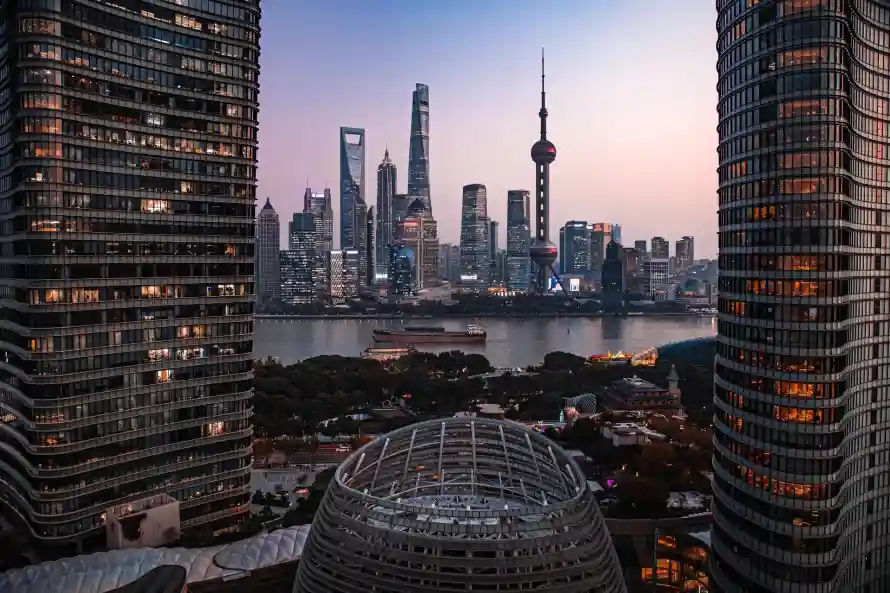 4k上海壁纸 - 城市 - 夜景 - 江景「哲风壁纸」