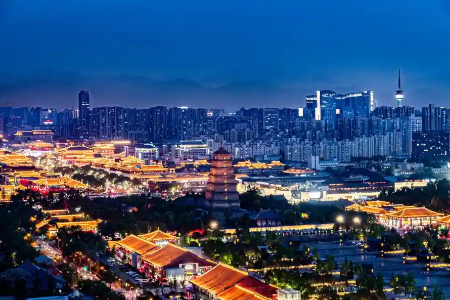 4k古城壁纸 - 城市 - 夜晚 - 夜景「哲风壁纸」