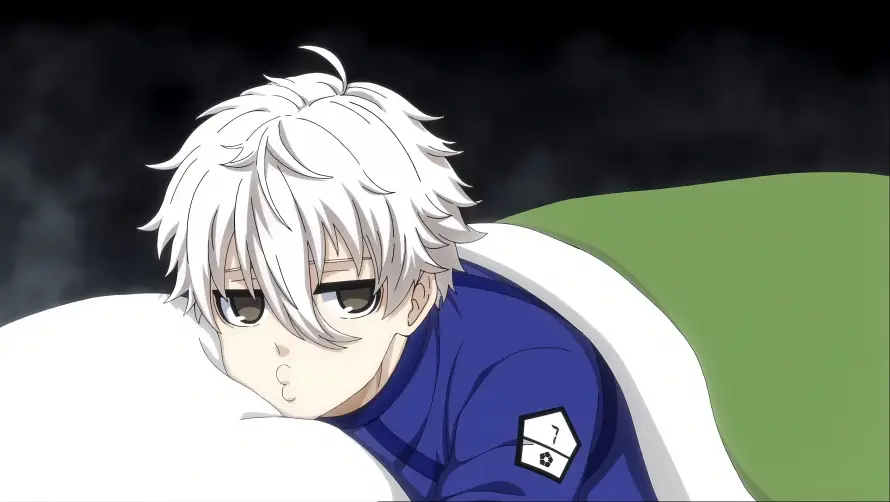 4k少年壁纸 - 白发 - 蓝衣服 - 凪诚士郎「哲风壁纸」