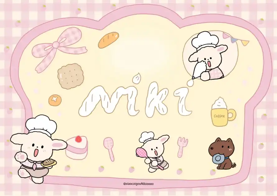 2k卡通壁纸-厨师帽壁纸和可爱-miki热门的壁纸「哲风壁纸」