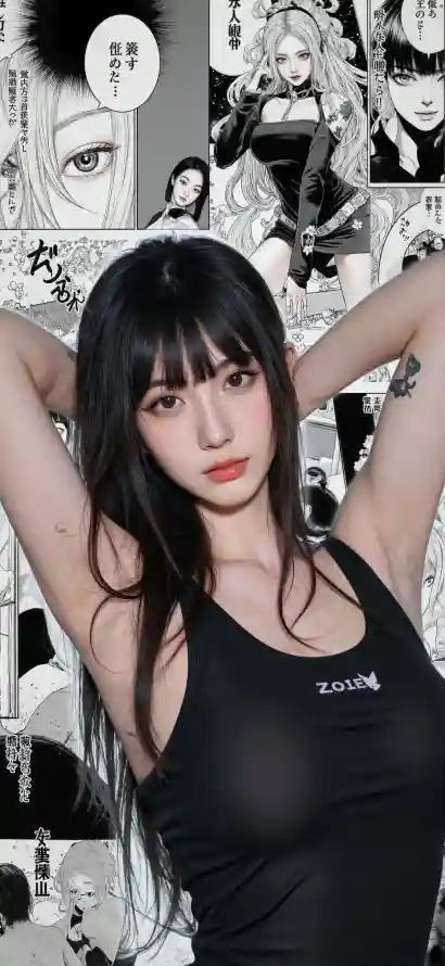 4k时尚壁纸 - 潮流 - 美女 - Ios「哲风壁纸」