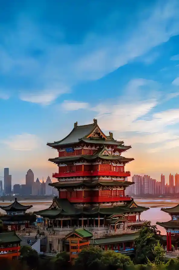 4k云朵壁纸 - 晚霞 - 江景 - 湖泊「哲风壁纸」