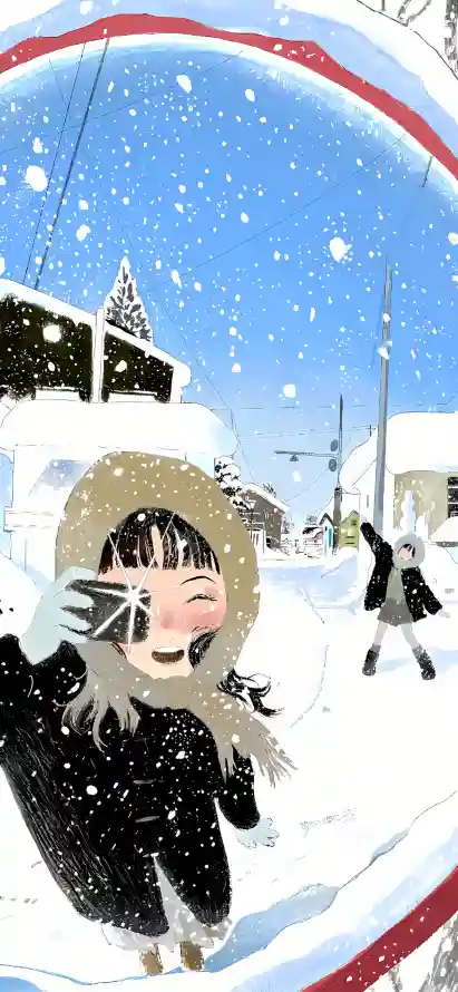 4k下雪壁纸 - 冬季 - 冬日 - 冬装「哲风壁纸」