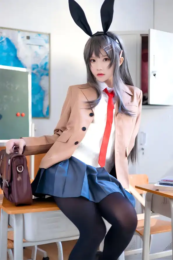 4kjk壁纸 - 兔耳 - 制服 - 少女「哲风壁纸」