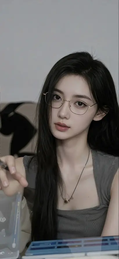 4k气质壁纸 - 美女 - 项链 - Ios「哲风壁纸」
