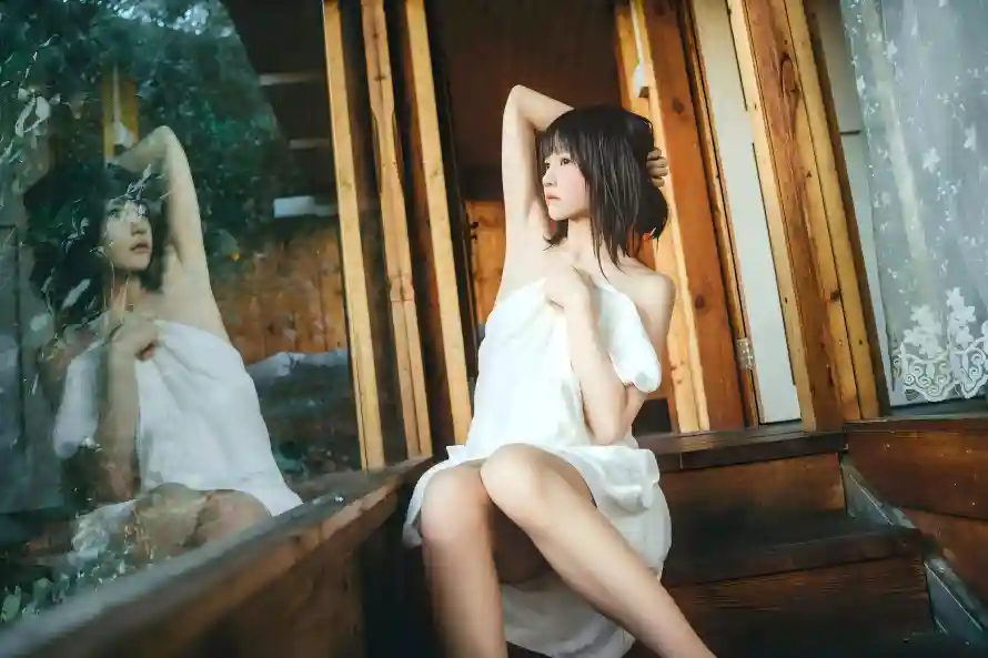 4k优雅壁纸 - 光影 - 写真 - 坐姿「哲风壁纸」