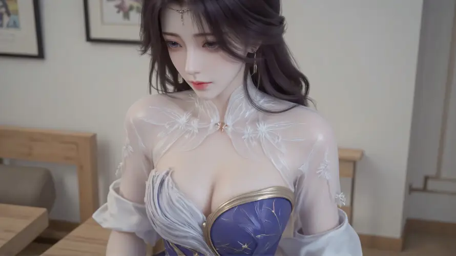 4k云曦壁纸 - 坐姿 - 动漫角色 - 古风服饰「哲风壁纸」 4k云曦壁纸 - 坐姿 - 动漫角色 - 古风服饰「哲风壁纸」