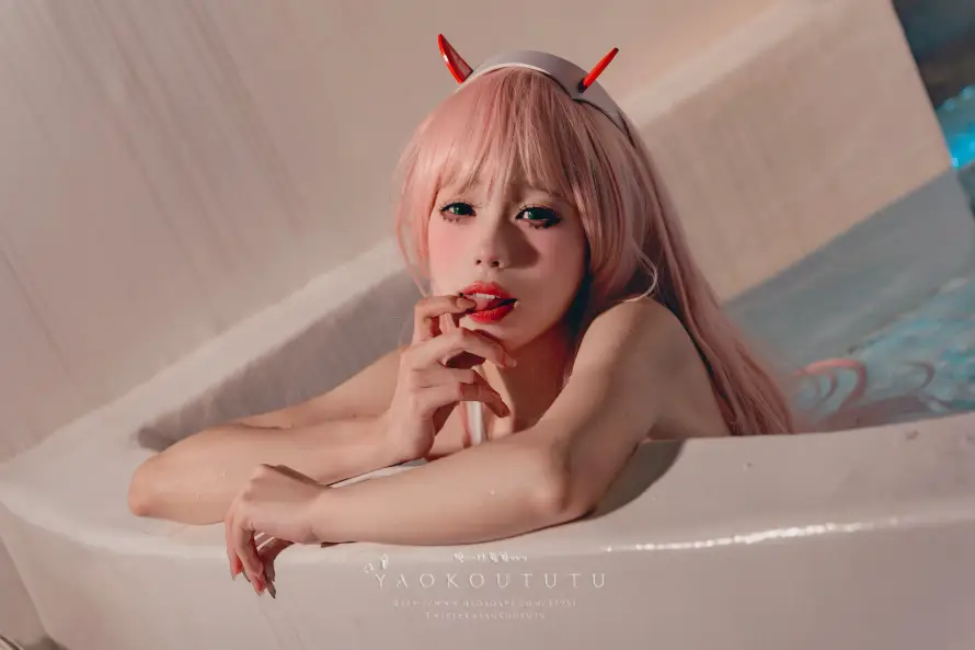 7k写真壁纸-粉色头发与妹-cosplay「哲风壁纸」