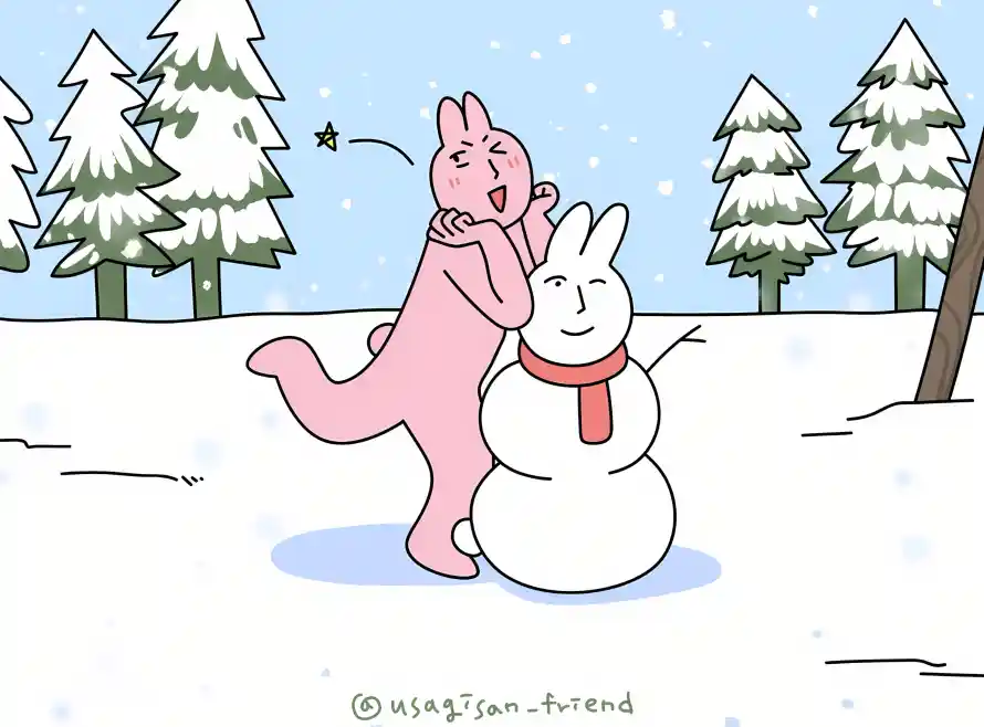 2k冬天壁纸-堆雪人和雪景-热门的壁纸「哲风壁纸」