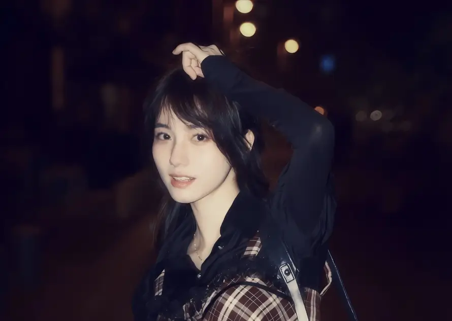 4k休闲壁纸 - 夜晚 - 夜景 - 微笑「哲风壁纸」