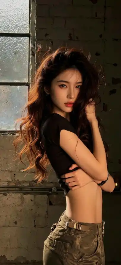 4k性感壁纸 - 时尚 - 窗户 - 美女「哲风壁纸」