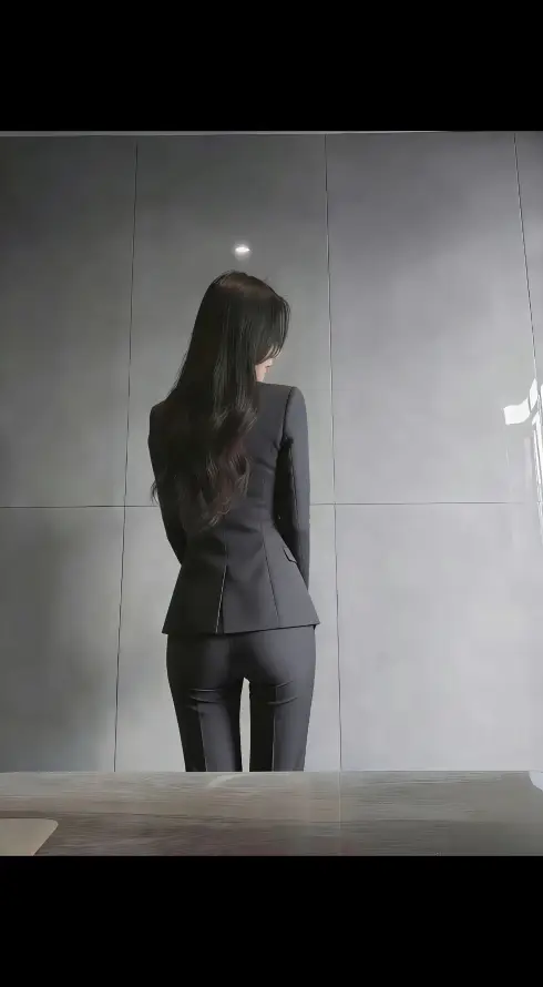 4k室内壁纸 - 手机 - 美女 - 背影「哲风壁纸」