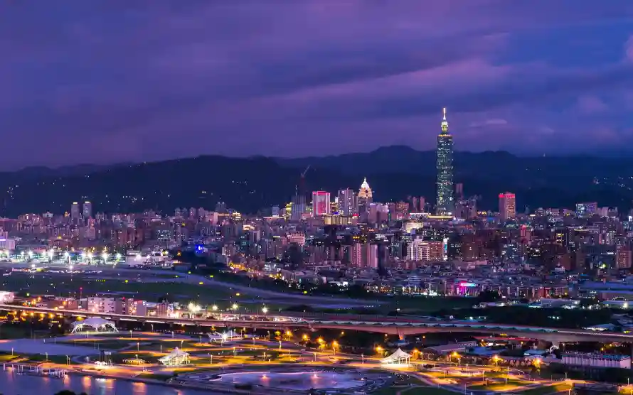 4k台北壁纸 - 壁纸 - 夜景 - 山脉「哲风壁纸」