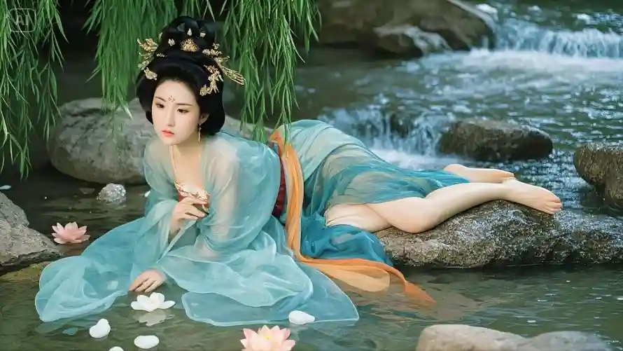 4k柳树壁纸 - 6 - 水边 - 溪流「哲风壁纸」