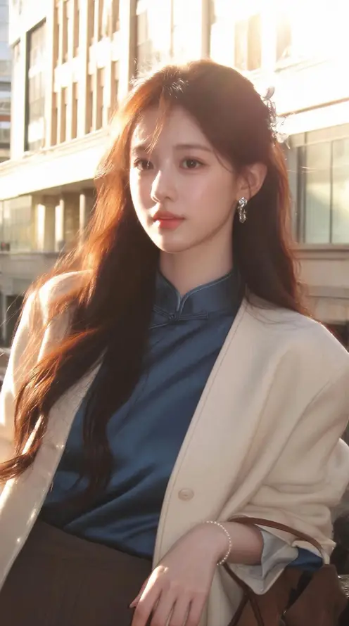 4k优雅壁纸 - 气质 - 美女 - 街拍「哲风壁纸」