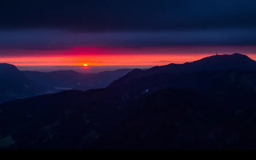 4k光影壁纸 - 壁纸 - 山地 - 山峦「哲风壁纸」