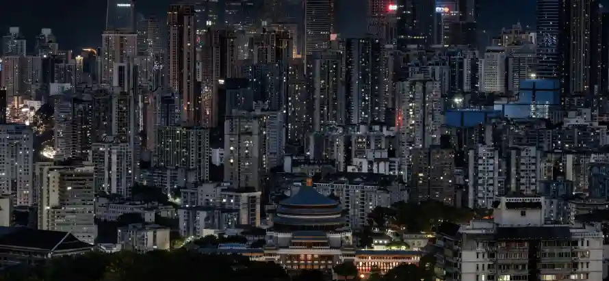 4k城市壁纸 - 夜晚 - 夜景 - 山城「哲风壁纸」