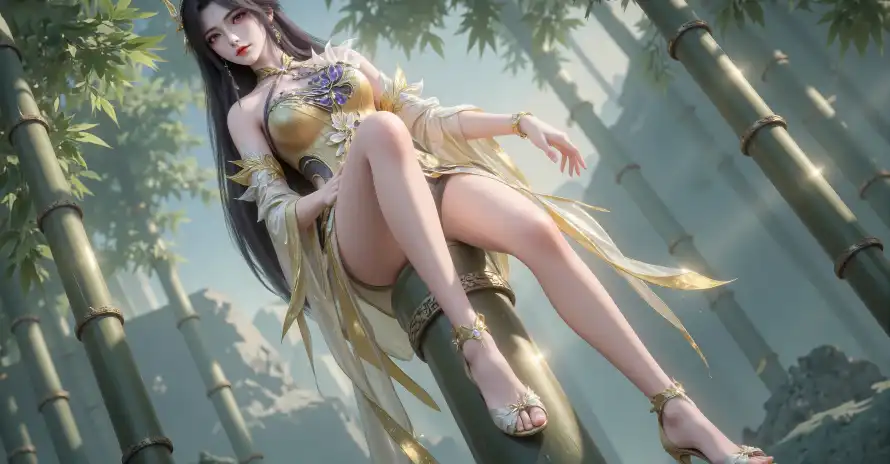 4k仙侠壁纸 - 古风 - 坐姿 - 王曦「哲风壁纸」