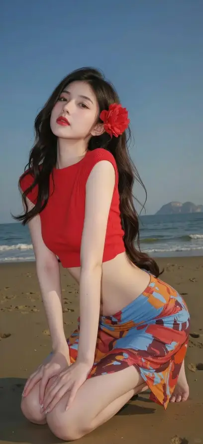 4k夏日壁纸 - 度假 - 性感 - 沙滩「哲风壁纸」