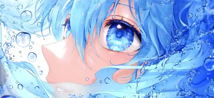 5k气泡壁纸-二次元壁纸和水波-初音未来热门的壁纸「哲风壁纸」
