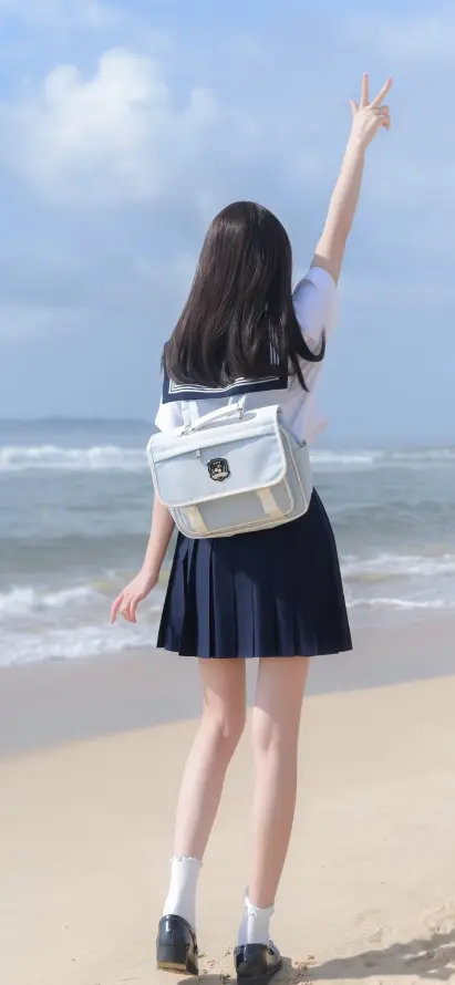 4kjk壁纸 - 书包 - 少女 - 日系「哲风壁纸」