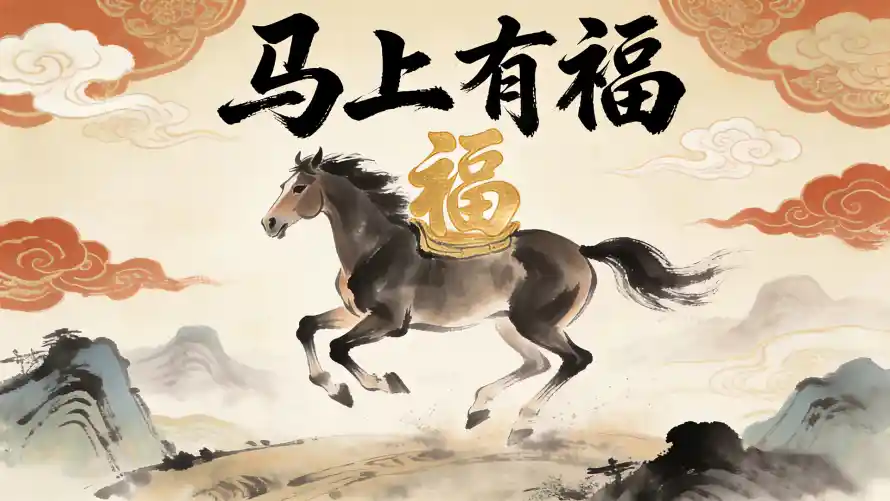 4k云纹壁纸 - 马 - 古风 - 吉祥「哲风壁纸」