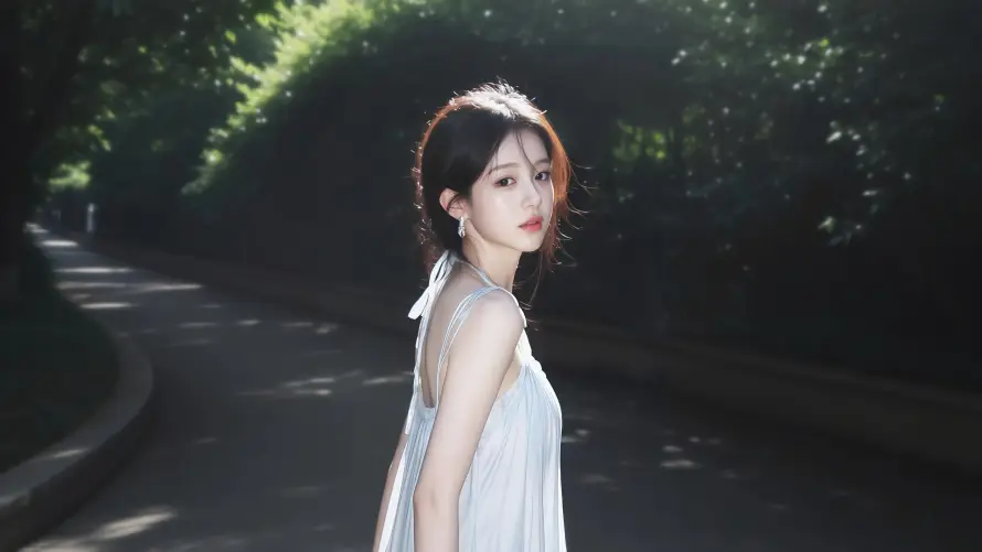 4k侧脸壁纸 - 夏日 - 户外 - 森系「哲风壁纸」