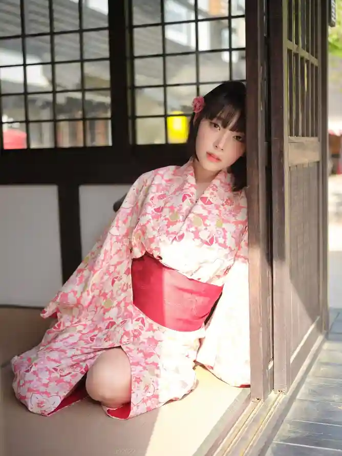 4k写真壁纸 - 和服 - 和风 - 坐姿「哲风壁纸」