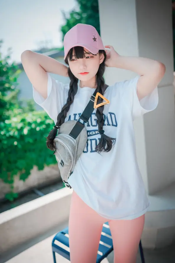 4k写真壁纸 - 夏日 - 女孩 - 建筑「哲风壁纸」