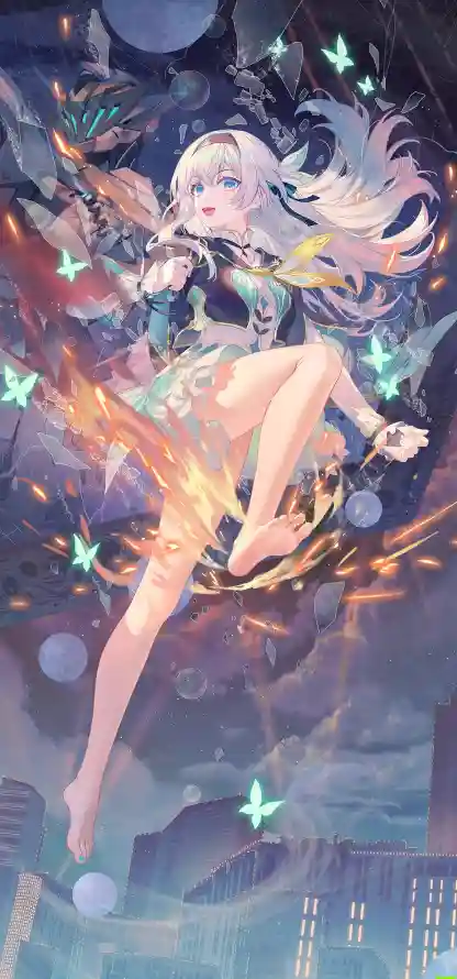 4k动漫壁纸 - 奇幻 - 少女 - 星光「哲风壁纸」