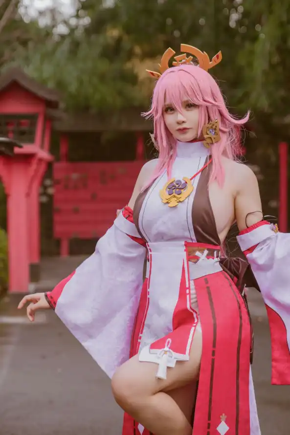 4k原神壁纸 - 和服 - 粉色 - 二次元「哲风壁纸」