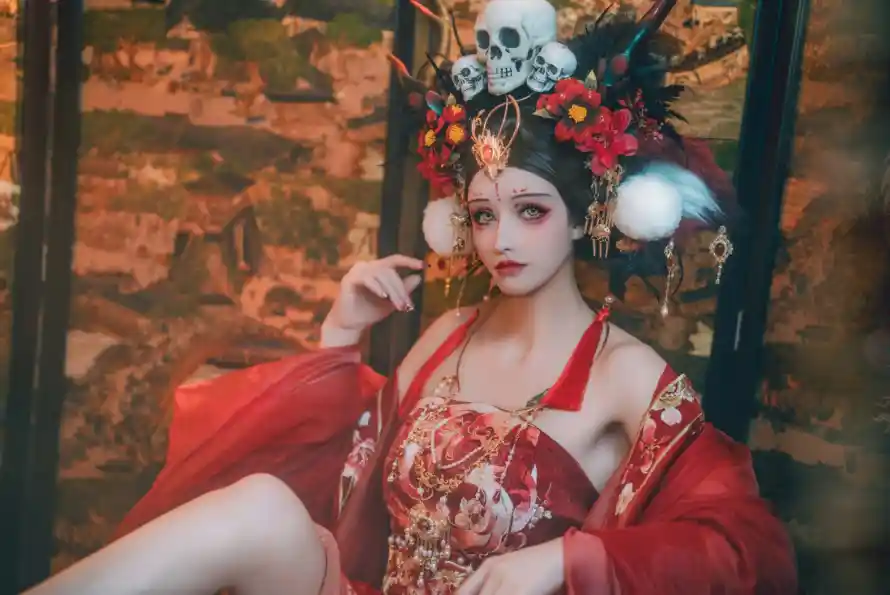 4k年兽壁纸 - 汉服 - 除夕 - 中国风「哲风壁纸」