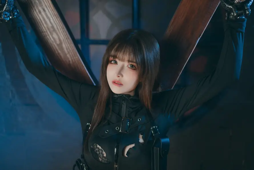 4k室内壁纸 - 性感 - 美女 - 长发「哲风壁纸」