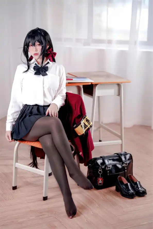 4k书包壁纸 - 写真 - 少女 - 教室「哲风壁纸」