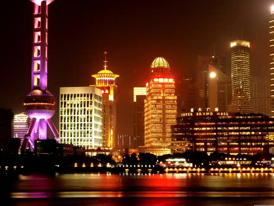4k上海壁纸 - 倒影 - 城市 - 夜景「哲风壁纸」 4k上海壁纸 - 倒影 - 城市 - 夜景「哲风壁纸」