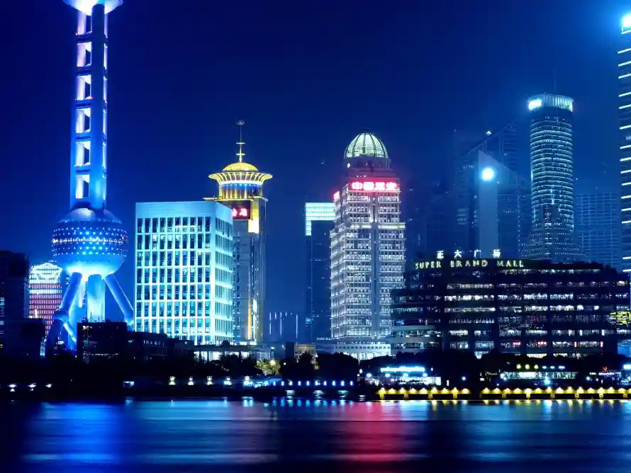 4k上海壁纸 - 城市 - 夜景 - 建筑「哲风壁纸」
