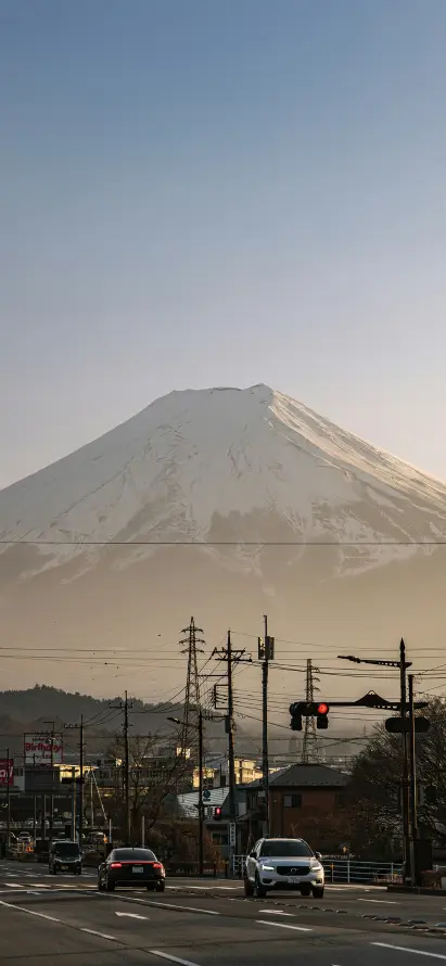 4k山景壁纸 - 日本 - 晨景 - 蓝天「哲风壁纸」