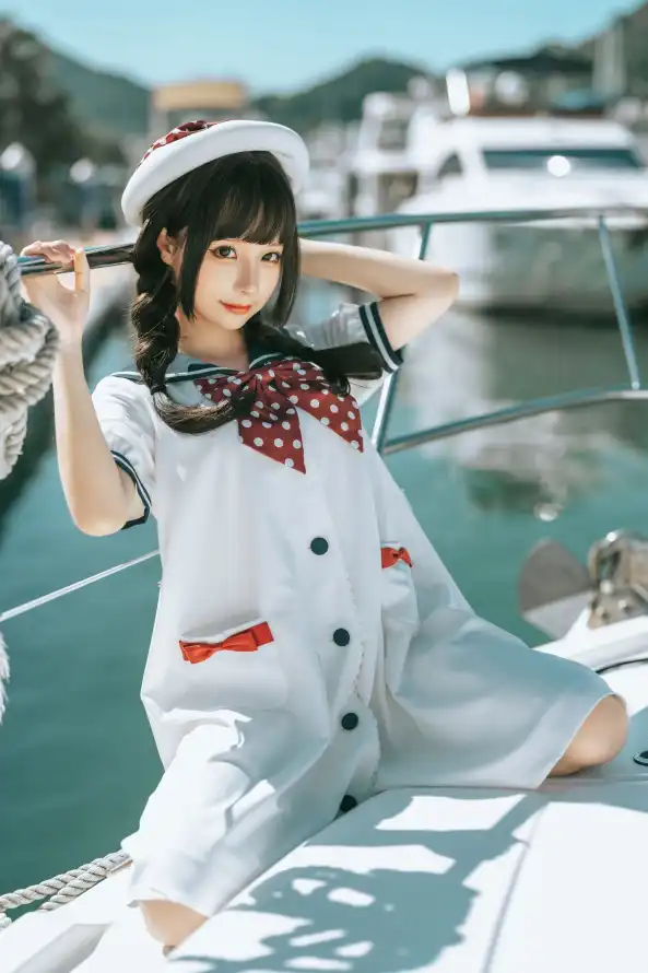 4k夏日壁纸 - 女孩 - 山水 - 户外「哲风壁纸」