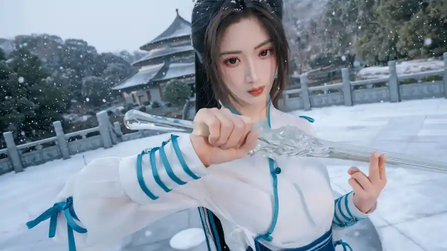 4k汉服壁纸 - 武侠 - 古风 - 清纯「哲风壁纸」