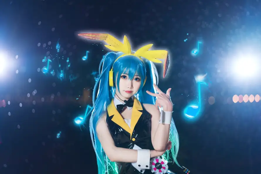 2k舞台壁纸-麦克风壁纸和音乐-初音未来壁纸分享「哲风壁纸」