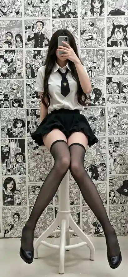4k少女壁纸 - 椅子 - 美女 - 自拍「哲风壁纸」