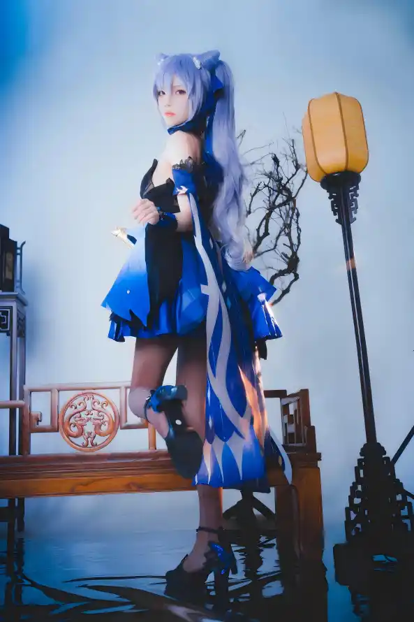 4k灯笼壁纸 - 长发 - 黑丝 - cos「哲风壁纸」