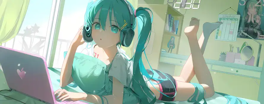 4k休闲壁纸-二次元和动漫-初音未来壁纸分享「哲风壁纸」